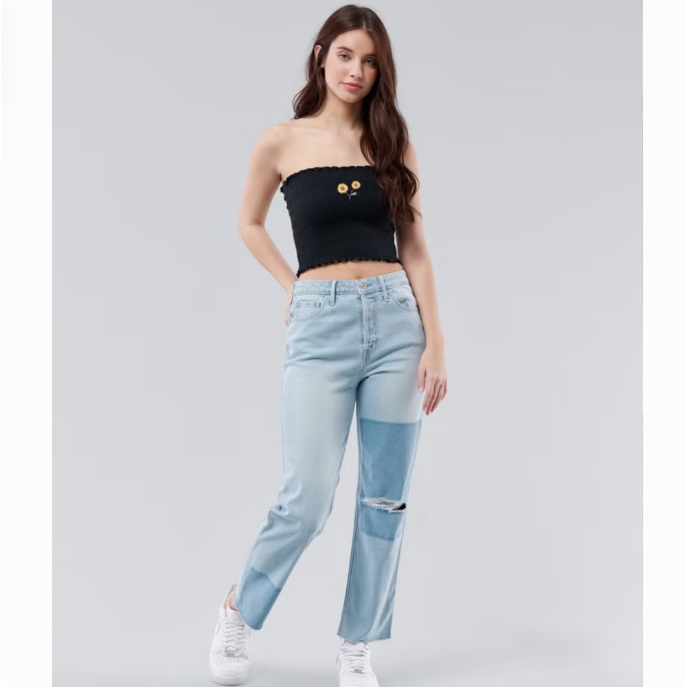 Hollister Ultra High-Rise Vintage Straight Jeans Size 1R